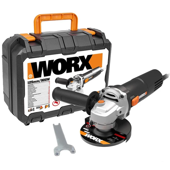 Worx Wx718 900Watt 125Mm Profesyonel Avuç Taşlama