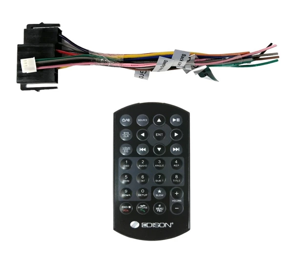 Edison Ed-C720 Double Teyp 7 İnç/4*50W/Bluetooth USB SD/Ön ve Arka Kamera Desteği/ RCA Çıkış - 6