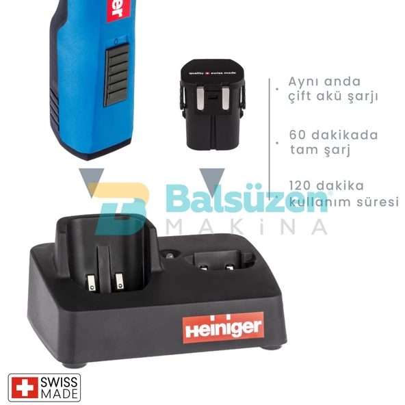 Heiniger Saphir Evcil Hayvan Kırkma Makinası Çift Akülü - 3