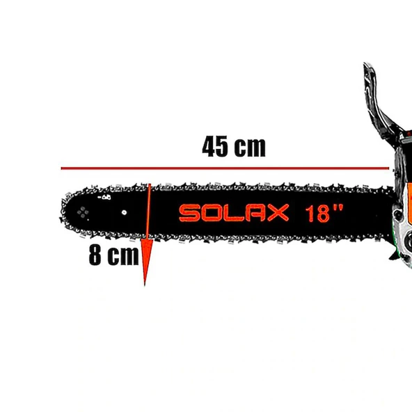 Solax 5900 Benzinli Ağaç Motoru 3.2 Hp - 2