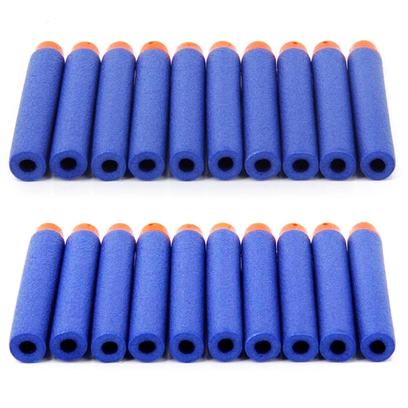 Nerf Mermisi 20'li Paket Premium Kalite Yedek Yumuşak Mermi - 2