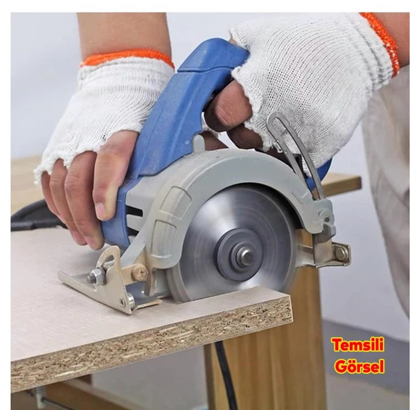 Ahşap MDF Mobilya Tahta Sunta Dolap Kesme Testeresi Metal Elmas Testere 190 mm 40 Diş - 4