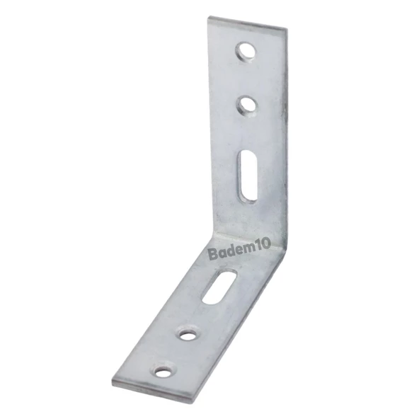 Mobilya Eşya Dolap Yatak Duvara Sabitleme Köşebent Bağlantı Aparatı L Demiri Gönye 65x65x20 Mm (5 ADET) - 4