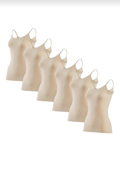 YILDIZ 2362 BAYAN BAMBU İP ASKILI ATLET 6 ADET ürün görseli