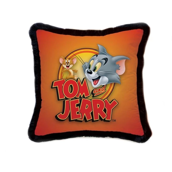 Adawall Orange Tom And Jerry Yastık Ey358