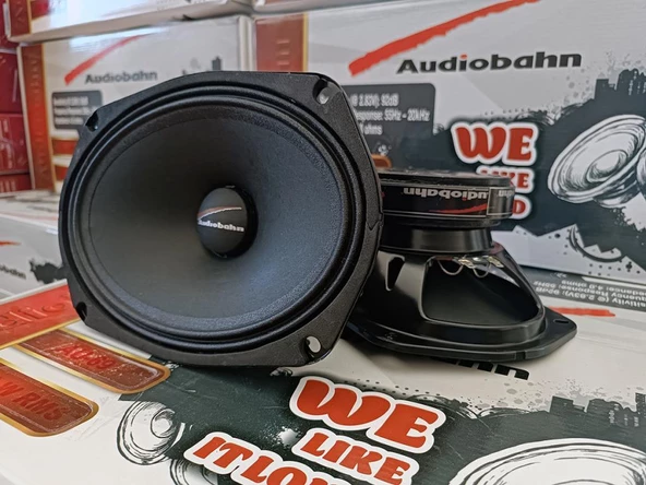 AUDİOBAHN AU69 220 RMS Oval Midrange Takımı - 2