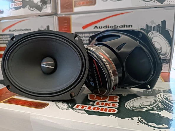 AUDİOBAHN AU69 220 RMS Oval Midrange Takımı - 4