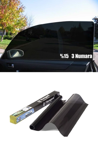 Oto Cam Filmi Çizilmez 1. Kalite 75 Cm x 6 Metre %15 Koyuluk 3 Numara - 2
