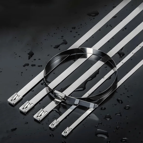 10 metre 5 cm Cam Elyaf Ekzoz Sargısı Metal Kelepçe Manifold Sargı Bezi Yanmaz Bant Siyah Amyant 3 mm (Kalınlık) - Resim 7