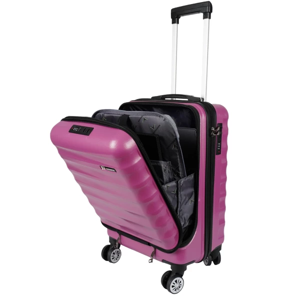 Vegmann Wave Laptop Bölmeli Violet Kabin Boy Valiz - 2