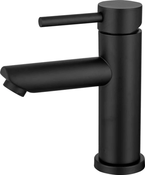 Lavabo Bataryası Siyah Kaplama Çift Su Girişli Yüksek Model - 2