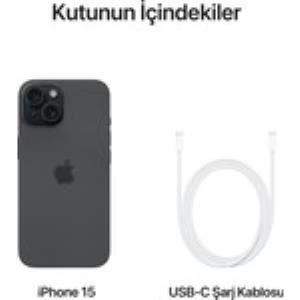 Apple iPhone 15 128 GB Siyah Cep Telefonu (Apple Türkiye Garantili) - 4