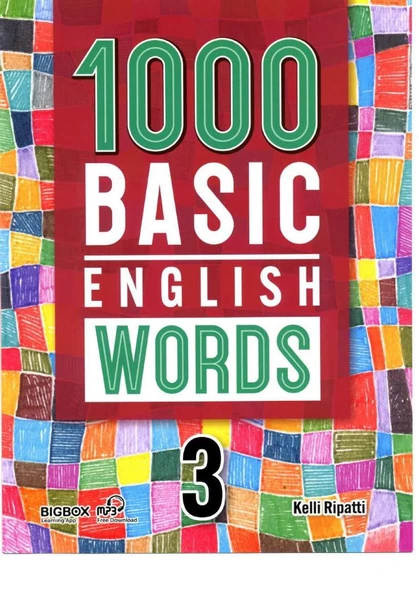 1000 Basic English Words Level 3 with Downloadable Audios CD