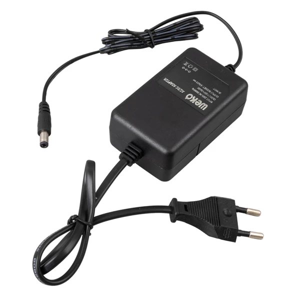 WEKO 12 VOLT - 3 AMPER 5.5*2.5 UÇLU YERLİ ÜRETİM PLASTİK KASA MASAÜSTÜ ADAPTÖR - 3