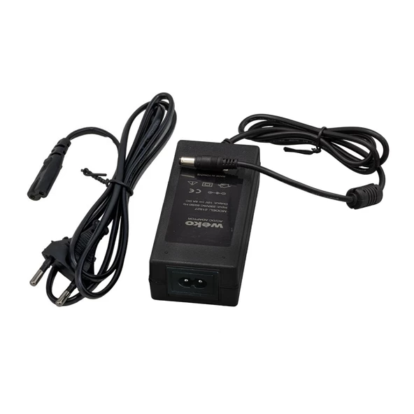 WEKO 12 VOLT - 5 AMPER 5.5*2.5 UÇLU YERLİ ÜRETİM PLASTİK KASA MASAÜSTÜ ADAPTÖR - 3