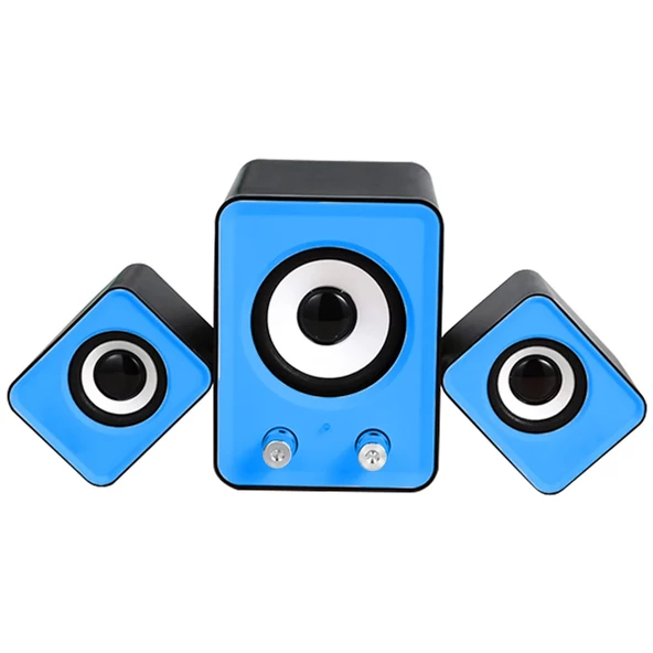 MAGICVOICE FT-202 2+1 USB MİNİ HOPARLÖR - SPEAKER (5W+2W+2W - 4 OHM) - 3