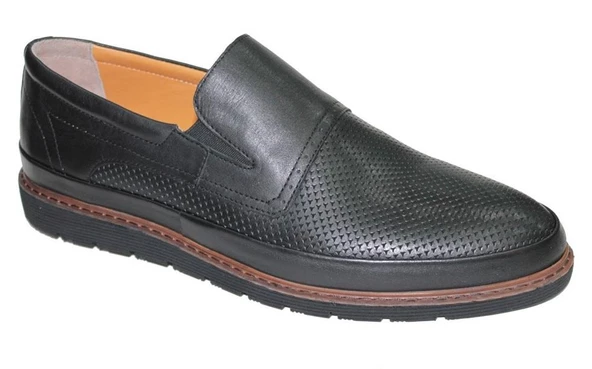 Çetintaş Büyük Numara Ayakkabı 4421 % 100 Hakiki Deri 45-46-47-48 Siyah