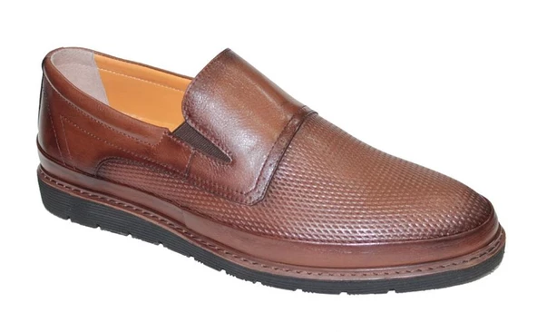 Çetintaş Büyük Numara Ayakkabı 4421 % 100 Hakiki Deri 45-46-47-48 Taba