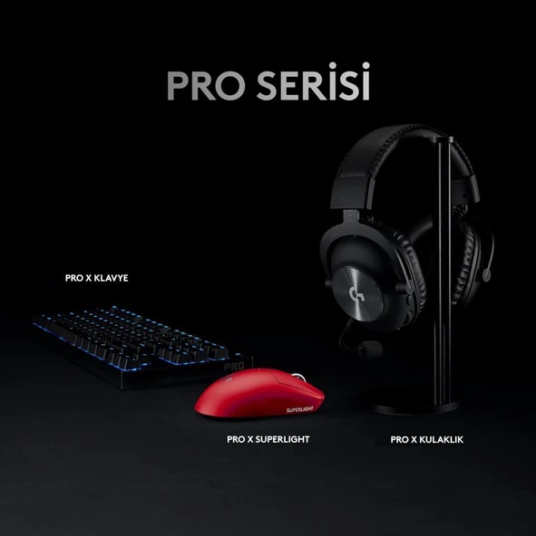 Logitech G PRO X Superlight Hero Kırmızı Kablosuz Oyuncu Mouse Teşhir - 2