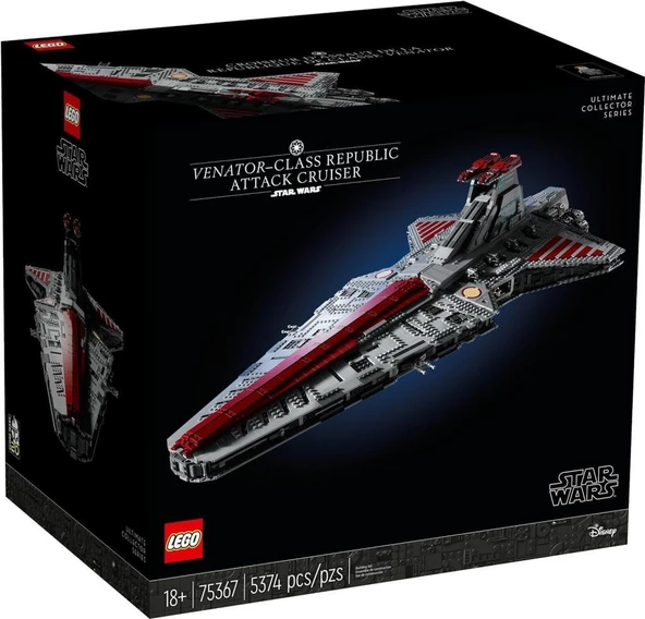 LEGO Star Wars 75367 Venator Sınıfı Cumhuriyet Saldırı Kruvazörü (5374 Parça) - 8
