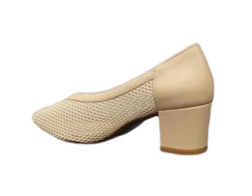 Mehmet Mete 337 Fashion Klasik Topuklu Dantel Örgülü Kadın Ayakkabı - Resim 11