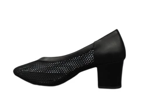 Mehmet Mete 337 Fashion Klasik Topuklu Dantel Örgülü Kadın Ayakkabı - Resim 6