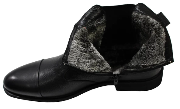 Kale 0411 Hakiki Deri Anatomik Günlük Erkek Ayakkabı Bot - Resim 3