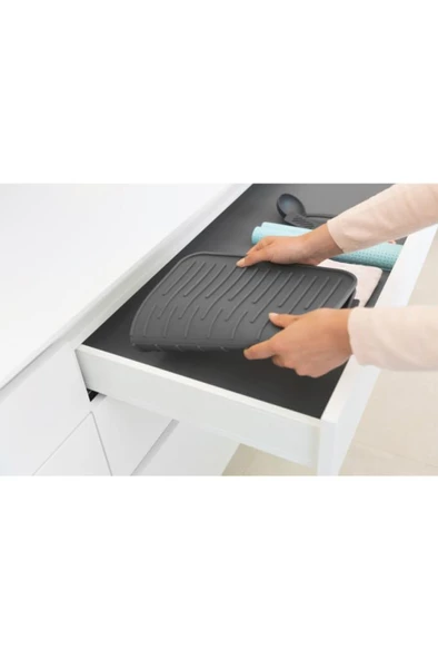 Brabantia Dark Grey Silikon Bulaşık Kurutma Matı - 4