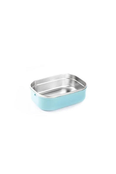 Tedemeı Paslanmaz Çelik Chopstıck Ve Kaşıklı Dikdörtgen Yemek Taşıma Kabı 1.3l - 2