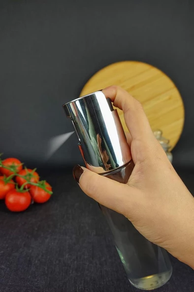 Digithome Pratik Sprey Cam Zeytinyağı Sirke ve Sıvıyağ Şişesi Püskürtmeli Airfryer Pişirme Öncesi Yağdanlık 100 Ml - F/3 C1-1-289 - 2