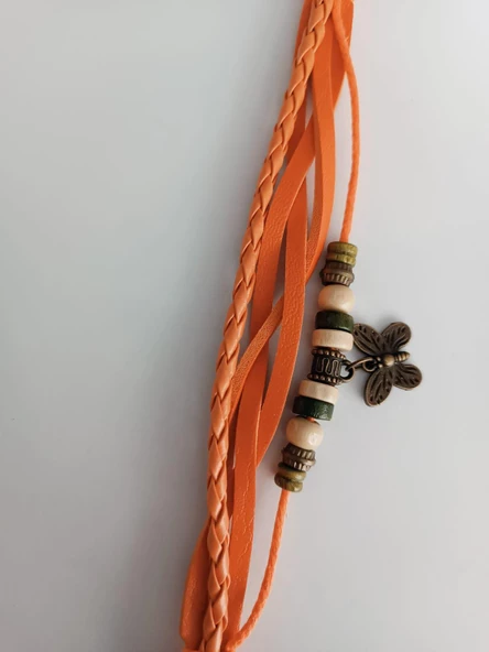 Melike Kelebekli Turuncuı Bileklik - 2