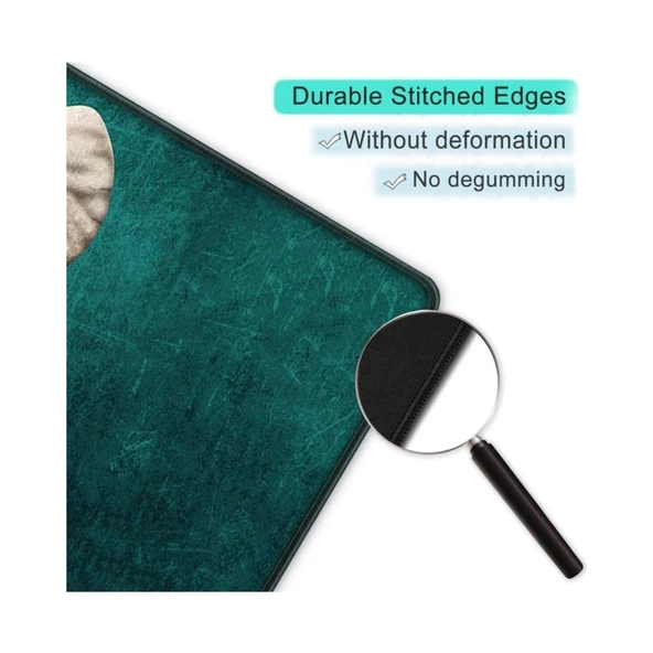 Azemax 70x30cm Fil Desenli Oyuncu Mousepad kaydırmaz Taban Mouse pad - 3