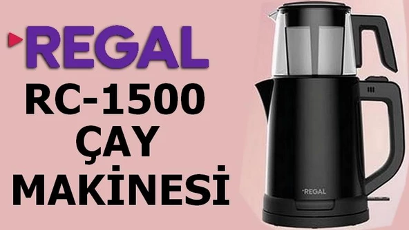 Regal Çay Makinesi/Siyah