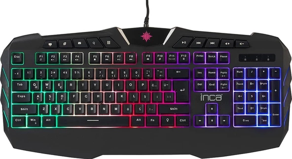 Inca Ruthless IKG-310 Rainbow Effect Oyuncu Gaming Klavye + Mouse Seti - Resim 5