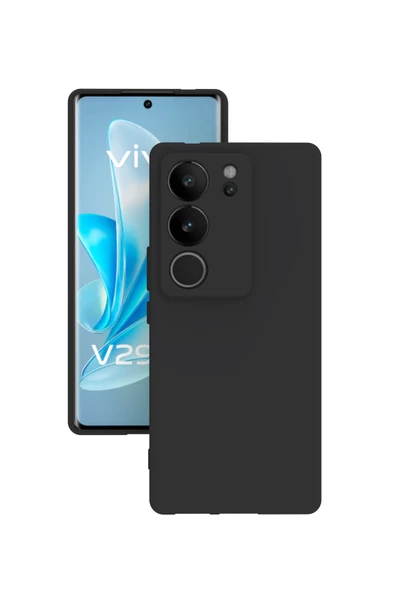 Vivo V29 Kılıf Kamera Korumalı Silikon Rubber Arka Kapak - 6