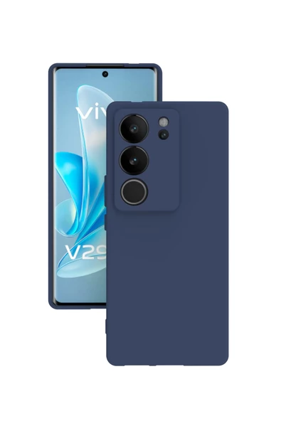 Vivo V29 Kılıf Kamera Korumalı Silikon Rubber Arka Kapak - 2