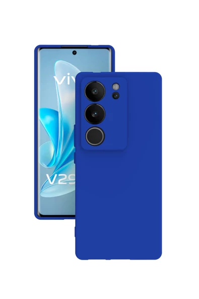 Vivo V29 Kılıf Kamera Korumalı Silikon Rubber Arka Kapak - 4