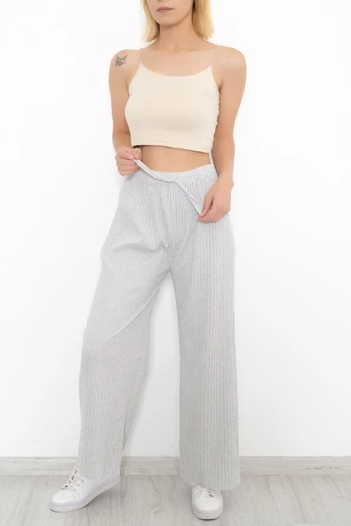 Fitilli Pijama Altı Açıkgri - 8337.1567.