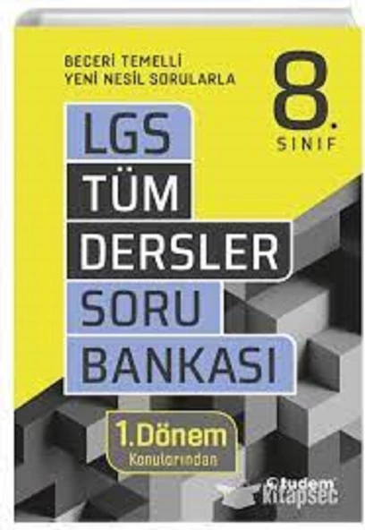 8. Sınıf LGS 1. Dönem Tüm Dersler Soru Bankası Tudem Eğitim