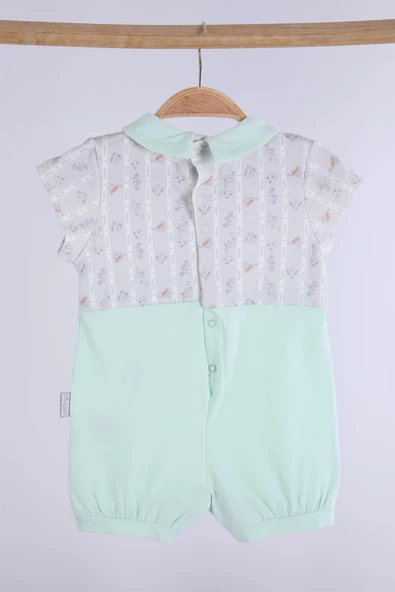 Babyhola %100 Pamuk Erkek Bebek Tulum 13668 - 4