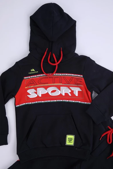 Nexactive Kız Erkek Çocuk Alt Üst 2'li Spor Eşofman Takım 50051 - 11