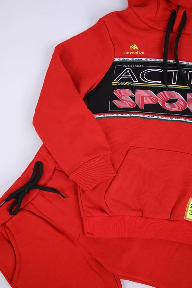 Nexactive Kız Erkek Çocuk Alt Üst 2'li Spor Eşofman Takım 50051 - 7