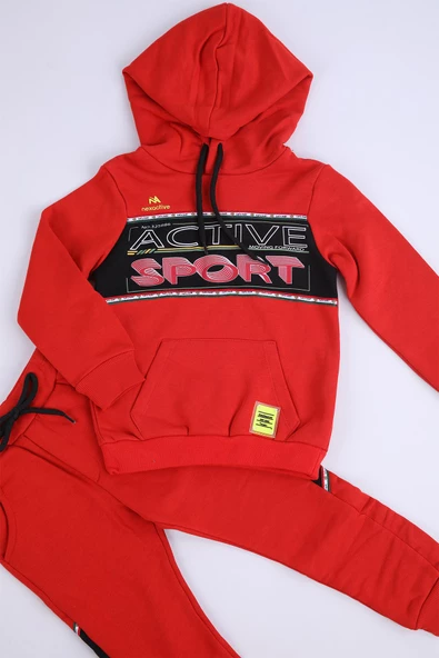 Nexactive Kız Erkek Çocuk Alt Üst 2'li Spor Eşofman Takım 50051 - 6