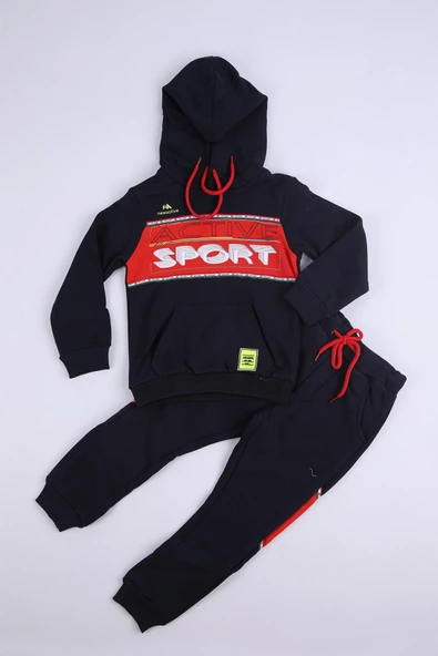 Nexactive Kız Erkek Çocuk Alt Üst 2'li Spor Eşofman Takım 50051 - 10
