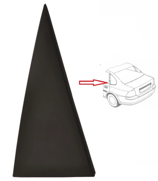 Opel Vectra B Arka Kapı Dış Üçgen Kapağı Sol, 149481 ürün görseli