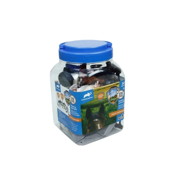 SH-D6601-1 2 3 4 30 Parça Hayvan Seti 2 Vahşi - 2 Çiftlik - Vardem Oyuncak - 2