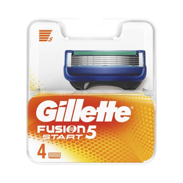 Gillette Fusion Start Yedek Tıraş Bıçağı 4 Adet