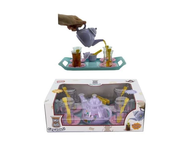 22 parça ince Belli Bardak Çay Seti Oyuncak evcilik - 6