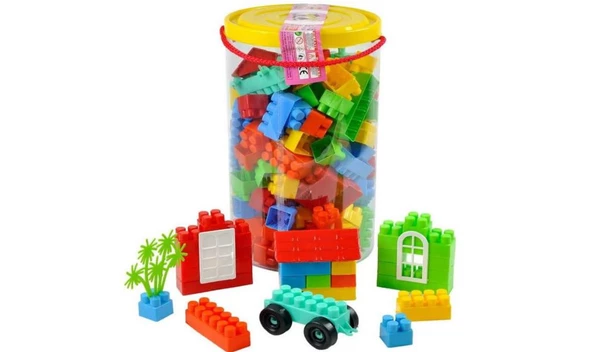 82 PARÇA LEGO ZEKA BLOKLARI SİLİNDİR KUTULU - 2