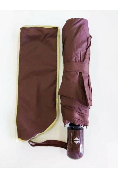 DZC KUZENLER AVM Lacivert Tam Otomatik Dayanıklı Kaliteli Katlanabilir Unisex Şemsiye - 6